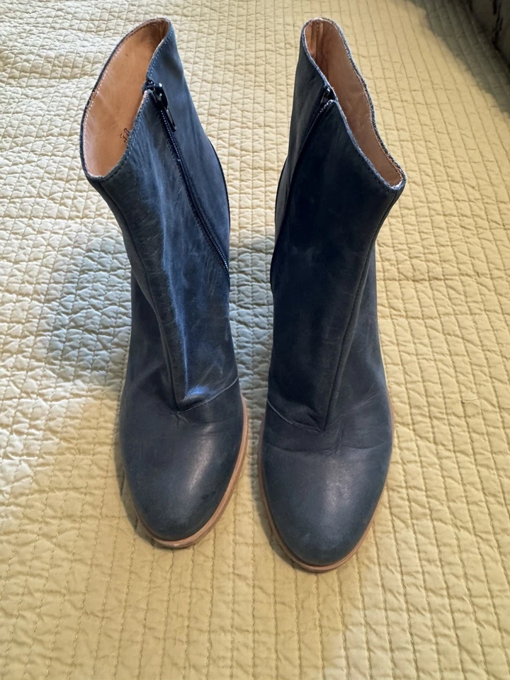 Botines Mason Martin Margiela Paris MM6 Cuero Verde Talla 38 Hechos en Italia Foto 2 de 4