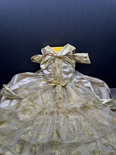 Disney Prinzessin Belle Kostüm Die Schöne und das Biest Kleid Kind Größe Small 4-6
