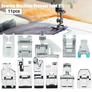 11Pcs Multi Function Domestic Sewing Machine Presser Foot Feet Accessories Set 