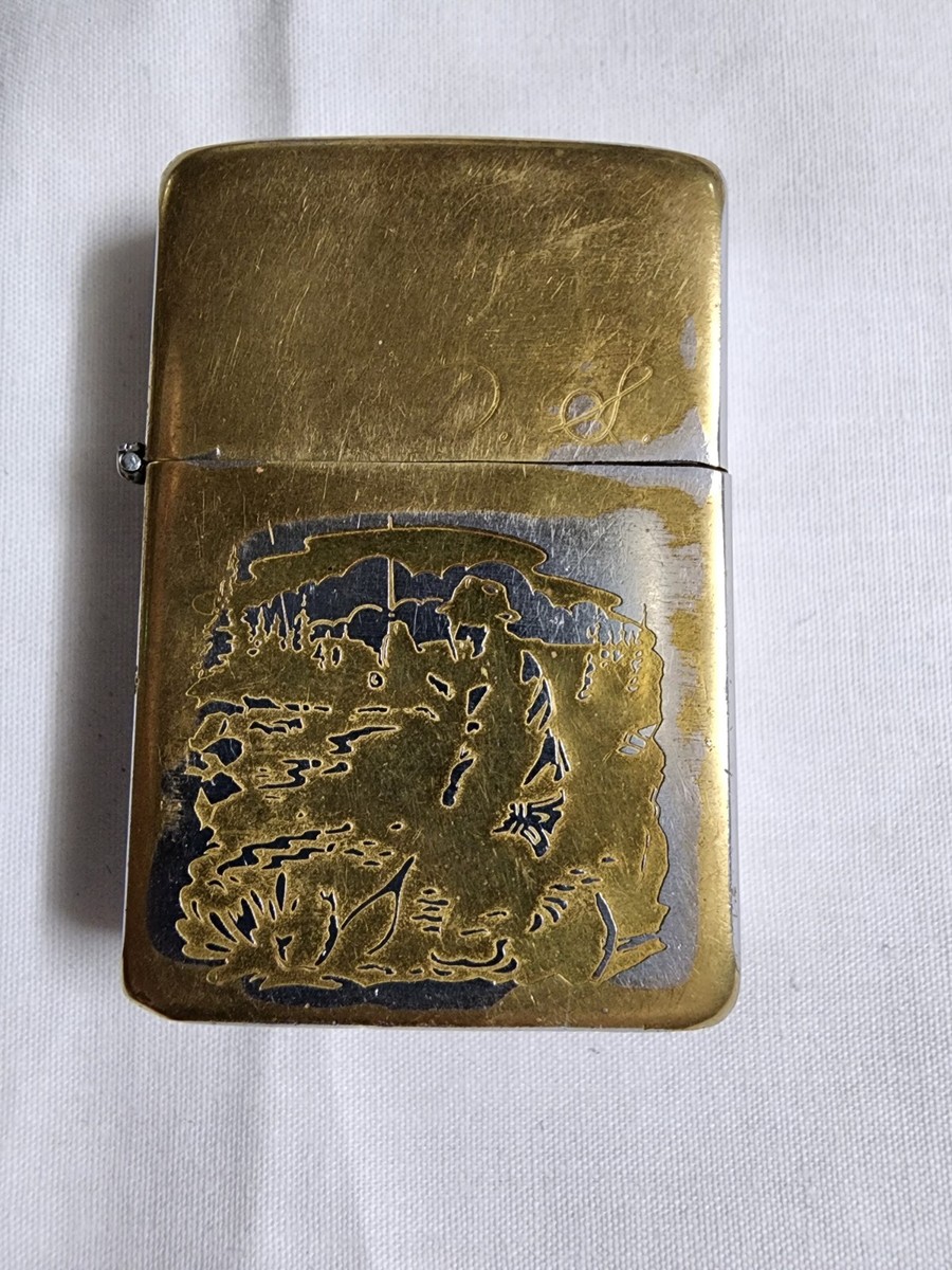 Zippo Vintage 1982 Lighter Outdoor Man Fishing. RARE | eBay