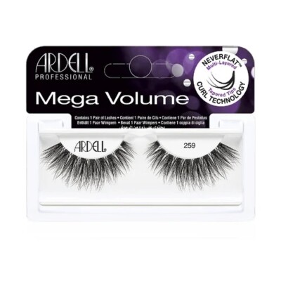 074764748393 Mega Volume 259 sztuczne rzęsy Black Ardell