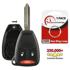 New Replacement Remote Car Key Fob Shell Case for Jeep Dodge Chrylser KOBDT04A