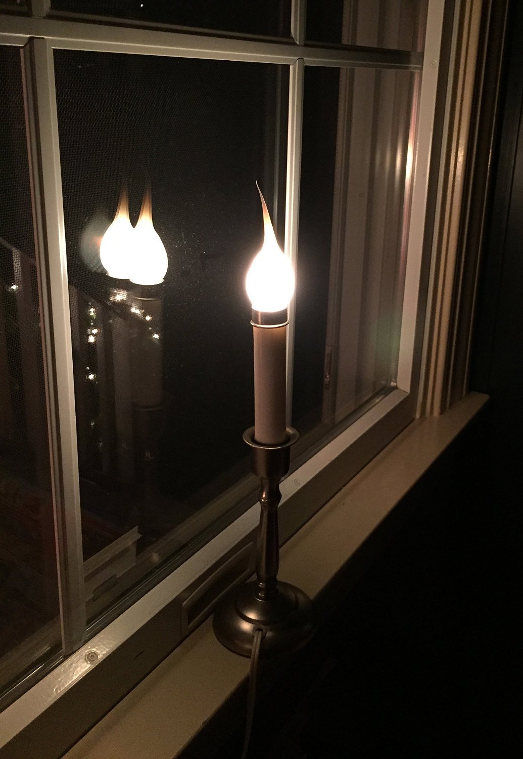 6-Pack, Silicone Dipped Candle Light Bulbs, 7 Watt, Longer Life Country Style