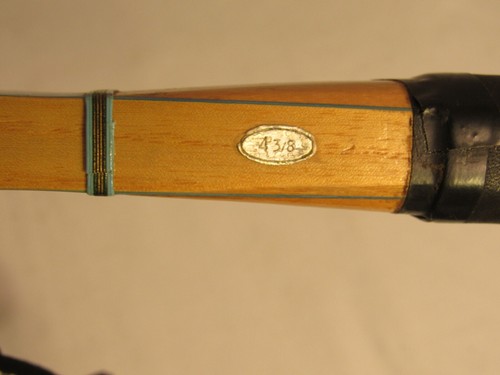 Wilson 4-3/8 Wood Tennis Racket Chris Evert , Full Shaft Fibre Strata-Bow Zephyr - Picture 7 of 12