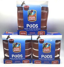 24 Refill Nectar Pods for More Birds Hummingbird hanging feeder-3 BOX LOT of 8ea