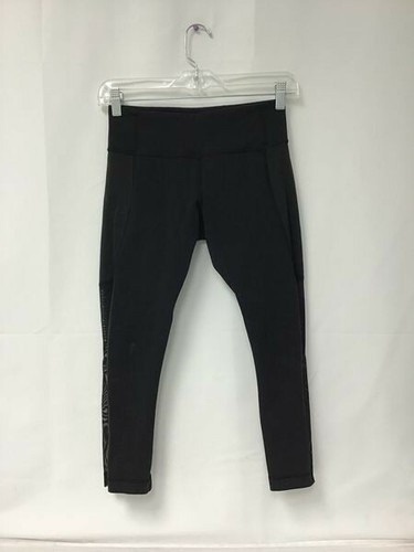 Lululemon Crop Leggings Mesh Calf Sz 4 