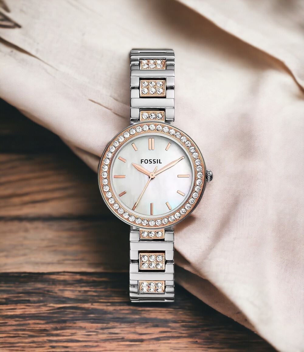 FOSSIL 腕時計 KARLI BQ3865 Amazon.co.jp: Fossil BQ3865 レディース Karli 腕時計, ブルー