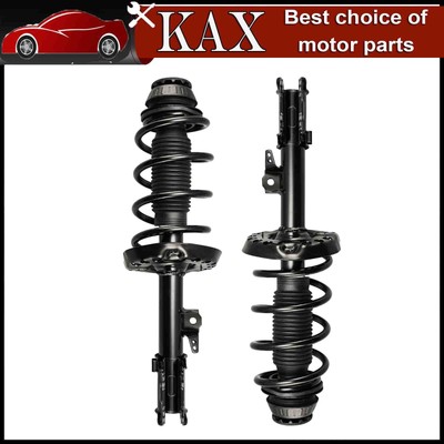 Pair Front Complete Struts w/ Coil Springs Shocks For 2010-2012 2013 Kia Soul