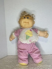 Cabbage Patch Kids 14.5” Blonde Hair/Blue Eye Girl Baby Doll 1978-1973 3318 OAA