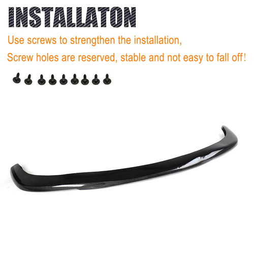 For Benz W204 C200 C300 C350 Sport 2009-11 REAL Carbon Front Bumper Lip Spoiler - Picture 10 of 12