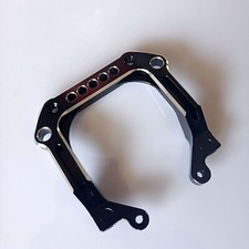 CNC alloy rear bumper bracket support brace for baja 5b 5t 5sc HPI KM Rovan