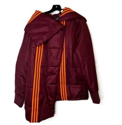 adidas ivy park asymmetrical dress maroon Adidas X IVY PARK - Asymmetrical Dress - Size