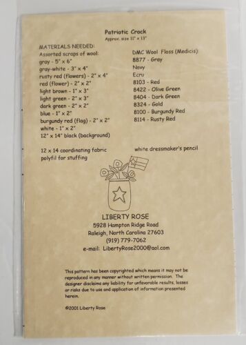 Folk Art Primitive Wool Applique Quilt Craft Bag/Purse Ornament Patterns Lot 6 - Picture 3 of 13