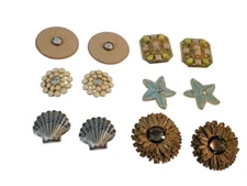 Lindsay Phillips Shoe Snaps 6 Sets Varied Styles Multicolored 