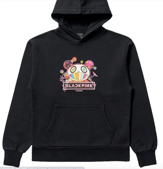 Blackpink Takashi Murakami Flower Garden Hoodie (Black) Medium NEW Pandakashi Blackpink Takashi Murakami Flower Garden Hoodie (Black) Medium NEW Pandakashi
