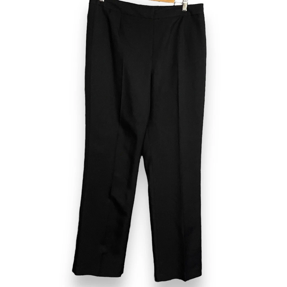 Le Suit Dress Pants Women's 10 Black Lined Formal Dark Academia Business Casual - Image 2 of 4