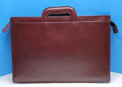 Vintage Hazel America's Case Maker Leather Soft Attaché & Binder. 17'' X 11.5''