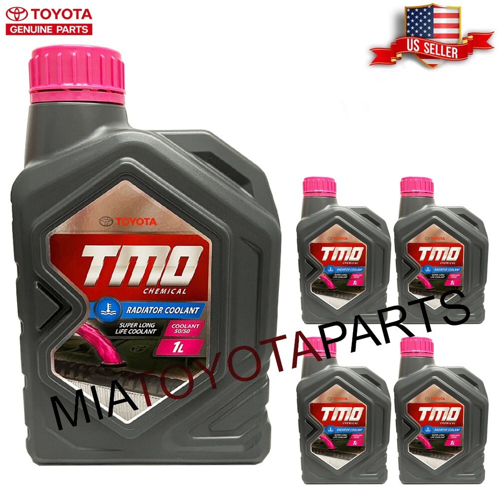 4 Pack Genuine Toyota Super Long Life Radiator Coolant 50/50 08889