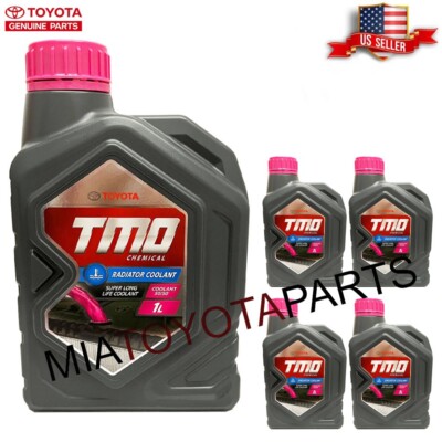 4 Pack Genuine Toyota Super Long Life Radiator Coolant 50/50 08889