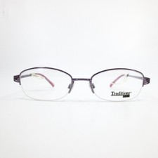 Traditions T 06 COL 80 Eyeglasses Frames Purple Round Half Rim 50-18-140
