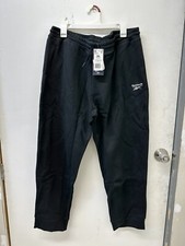 NWT / Reebok Womens Identity Fleece Jogger Pant - Black - 2XL