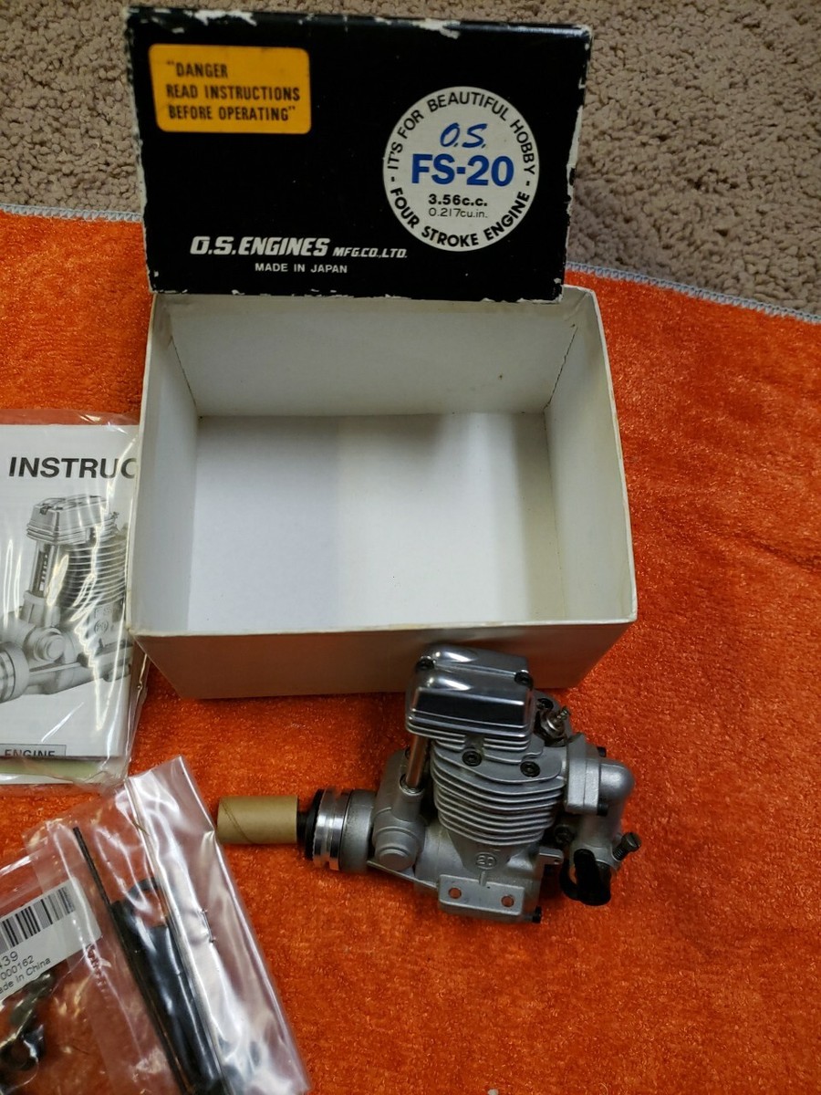 OS FS-20 4サイクルエンジン OS Engine - OS FS-20 four stroke motor - FS 20 - New! O24 | eBay