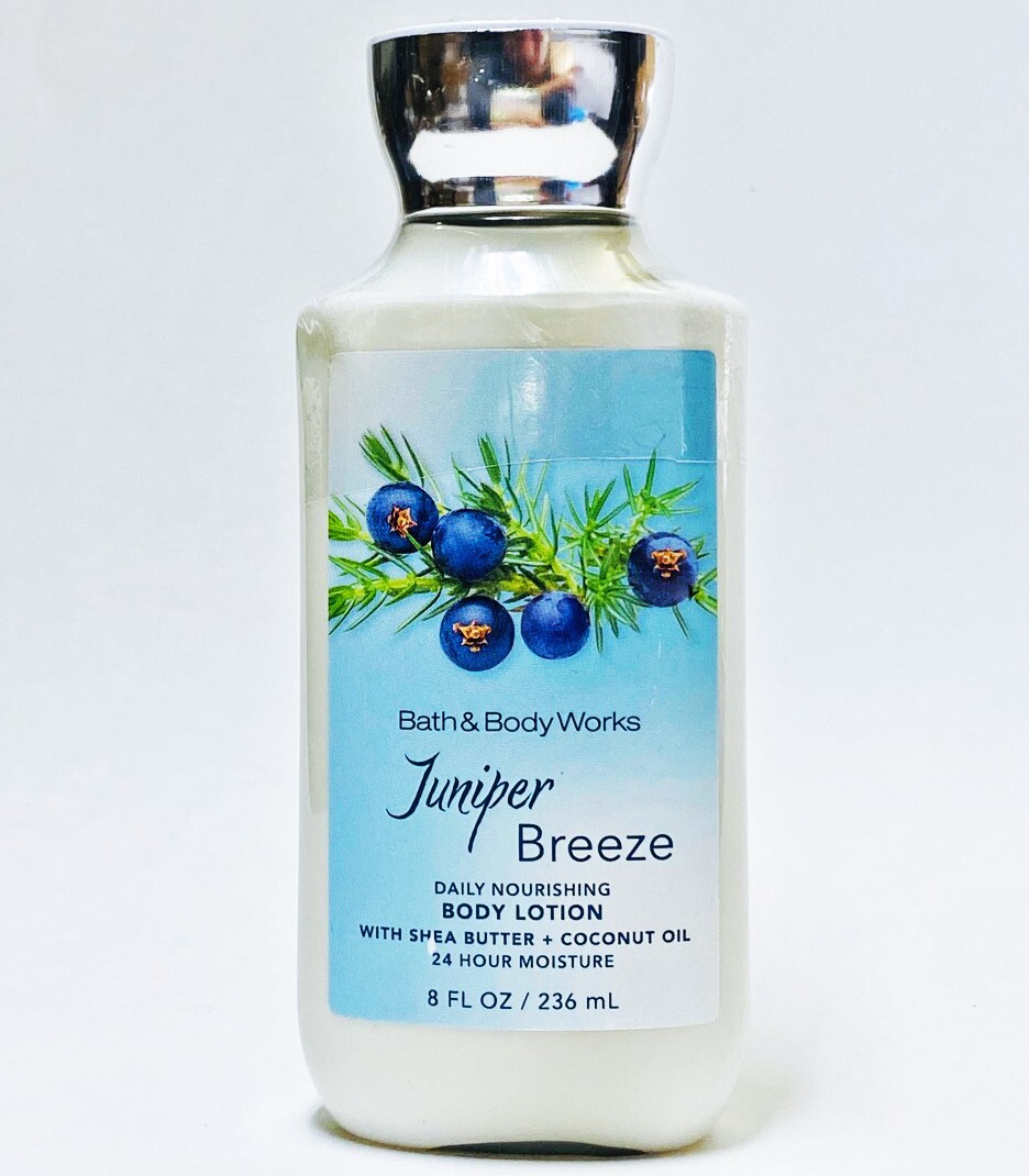 1 Bath & Body Works JUNIPER BREEZE 24HR Moisture Body Lotion Cream 8 oz
