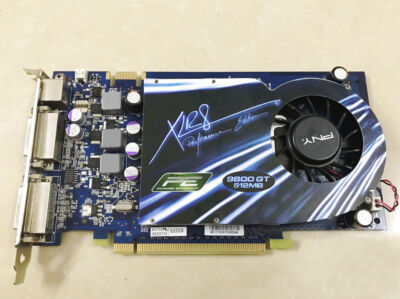 PNY 9800GT 512MB 1GB, Dual DVI Color Doppler Graphics Card for IU22. For IE33
