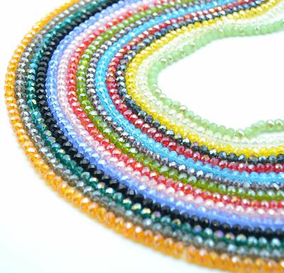 1350 BULK Glass Beads Assorted Mix 6mm Rondelle Abacus Lot Wholesale Set