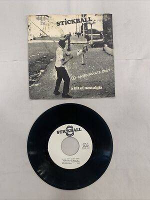 Novelty Adult 45 RPM & Pic Sleeve P.VERT Stickball X-RATED A Bit Of Nostalgia
