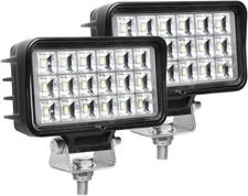 EXZEIT 36W Backup Light 150° Flood Reverse 4.4" for Ranger Polaris Golf 12/24 V