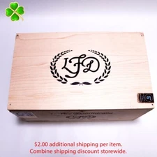 La Flor Dominicana Colorado Oscuro No. 2 Empty Wood Cigar Box 8" x 5" x 4.25