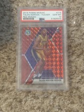 2019-20 Panini Mosaic Red Mosaic Rookie Talen Horton-Tucker PSA10 Lakers