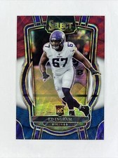 2022 Select Club Level Ed Ingram 119/149 Tri Color Prizm #236 Vikings SP
