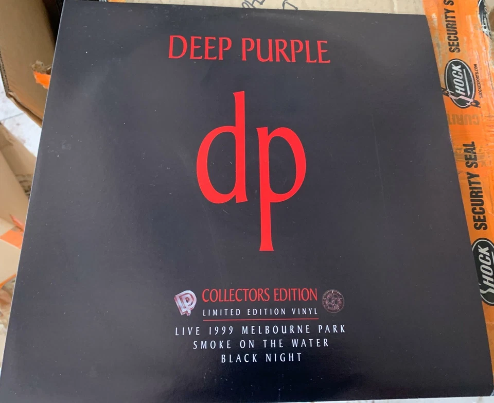 DEEP PURPLE Smoke On The Water Live Melbourne 1999 Vinyl Record 12" Collector Ed - image 1 of 3