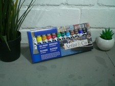 Artists Oil Paints Painting Set Painters Colours Tubes Pictures Supplies Kit New