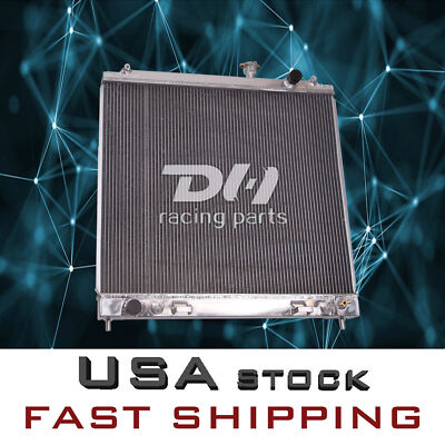 4 Row Aluminum Radiator For 2004-14 08 Nissan Titan Armada INFINITI QX56 5.6L V8