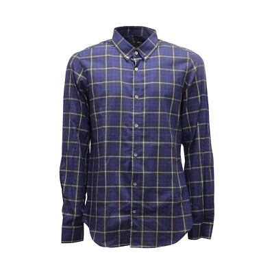 5682AR camicia uomo MAURO GRIFONI man shirt blue
