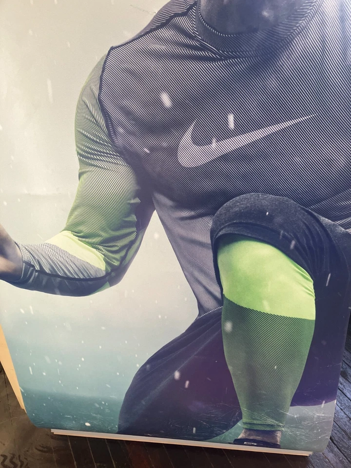Huge "Get Out Here" Rob Gronkowski Football Nike Store Advertising Poster - Image 4 of 4
