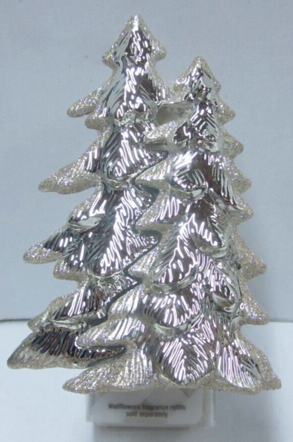 Bath & Body Works Double Silver Christmas Tree Wallflower Diffuser-image