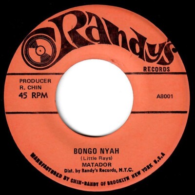 THE LITTLE ROY/THE CREATIONS - BONGO NYAH/BAD NAME (RANDY'S) 1969 Mint