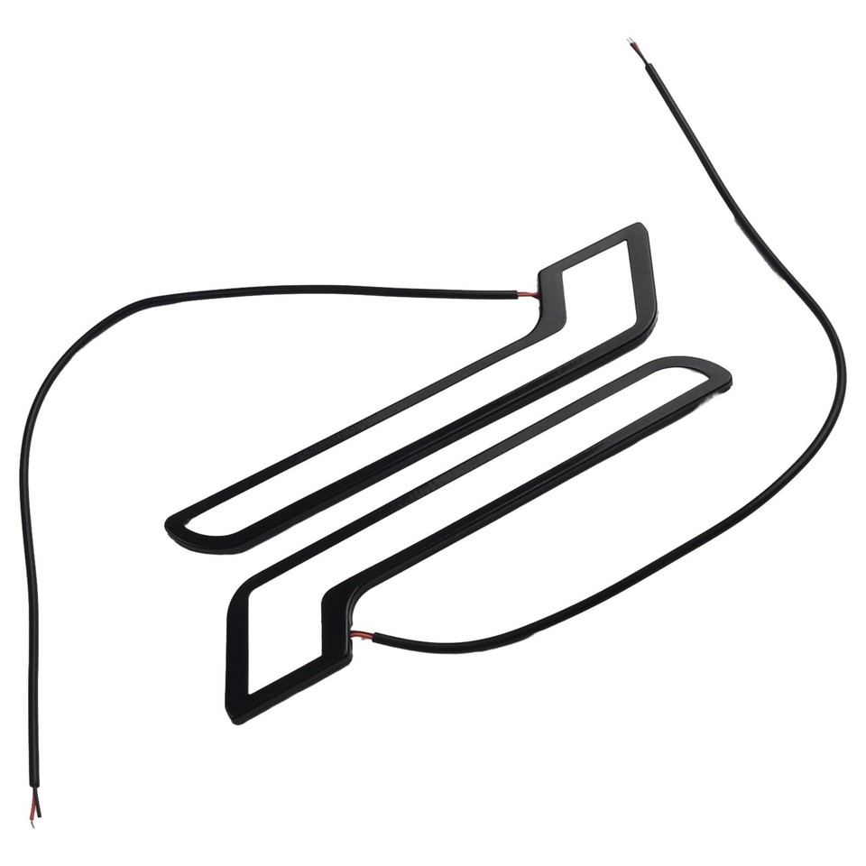 2 Pcs Blue LED Strip DRL Daytime Running Light Fog COB Car Auto Lamp