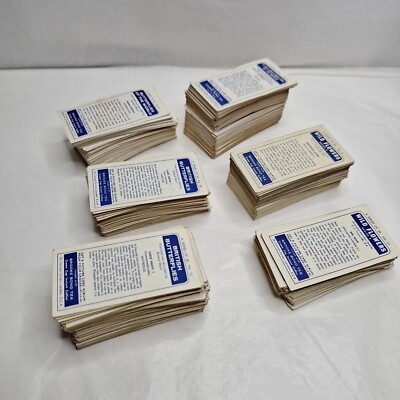 Vintage Restposten Brooke Bond Teekarten Schmetterlinge Britische Welt, Flaggen & Embleme 
