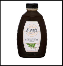 Sandt's Buckwheat Honey Unfiltered Raw Honey Non-GMO Genuine Pure Honey 2 lbs