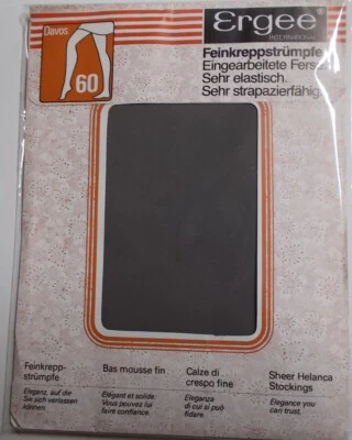 Ergee Feinkrepp Strümpfe 60den Gr. 81/2 - 9 (35-37) Farbe auswählen - Bild 1 von 3