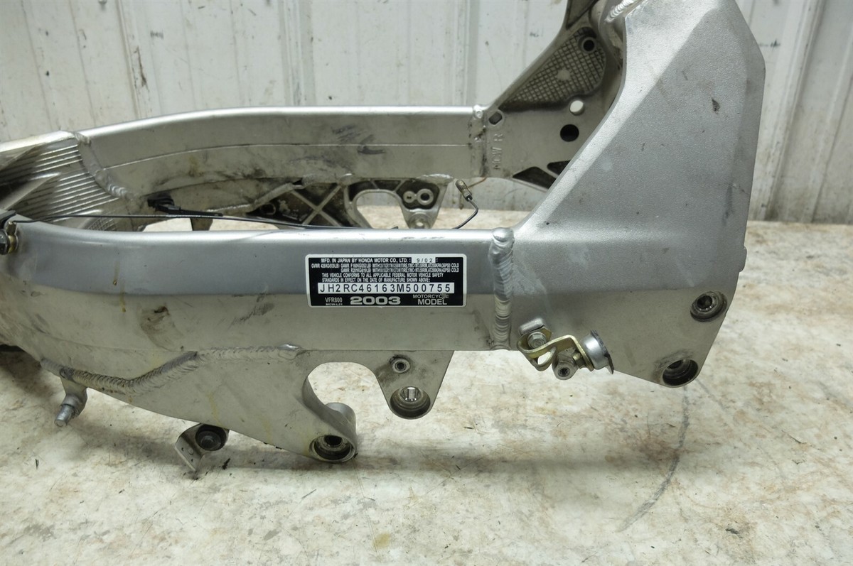 03 Honda VFR 800 VFR800 Interceptor frame chassis | eBay