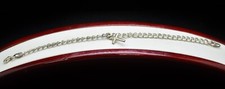 Sterling Silver Beautiful Tiny Cross Chain Bracelet 7.0" FMZ477