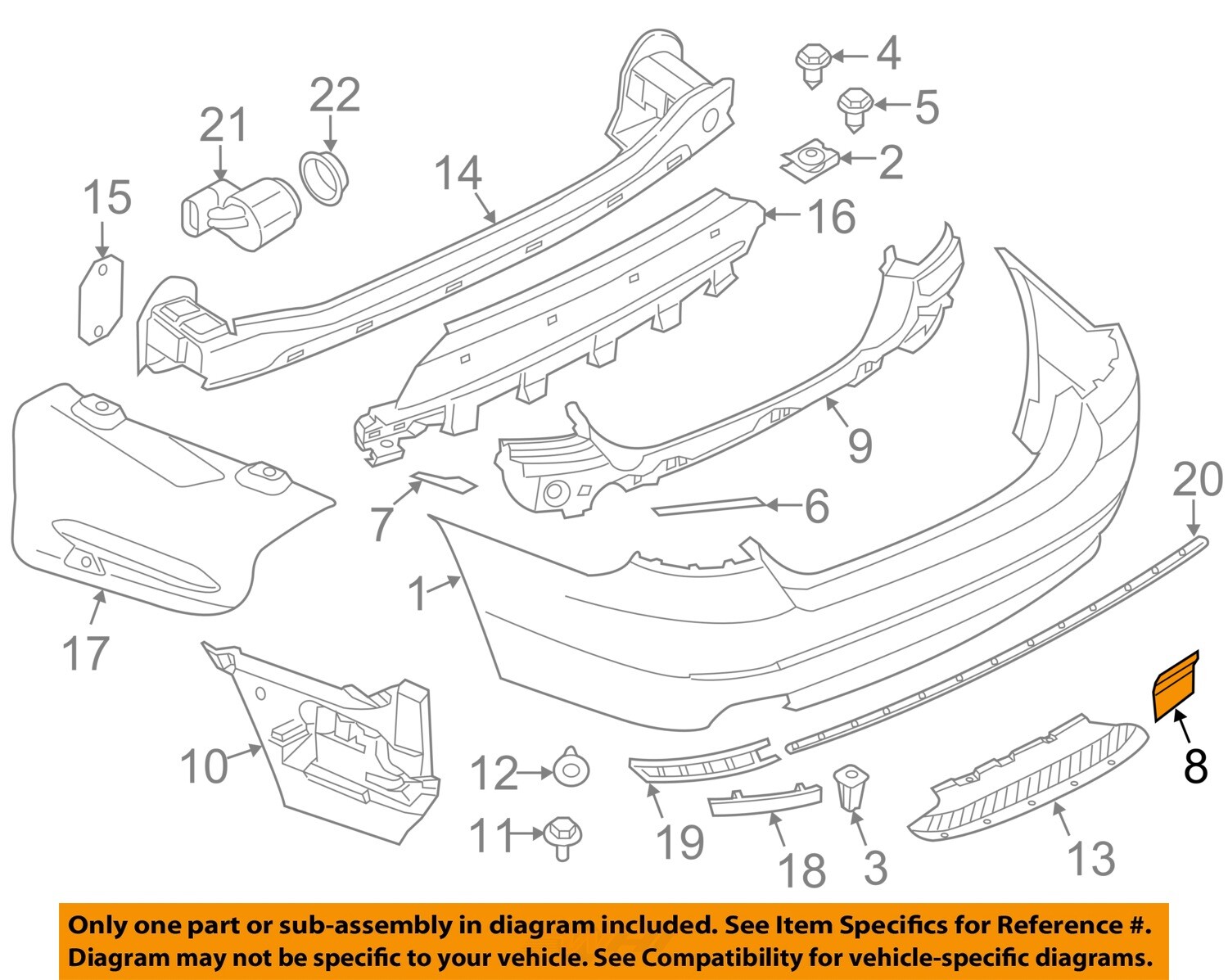 Genuine OEM BMW Rear Primed Towing Eye Cover 5 F10 LCI 51127332776 
