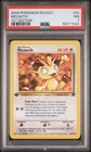 2000 POKEMON ROCKET 1ST EDITION #62 MEOWTH PSA 7