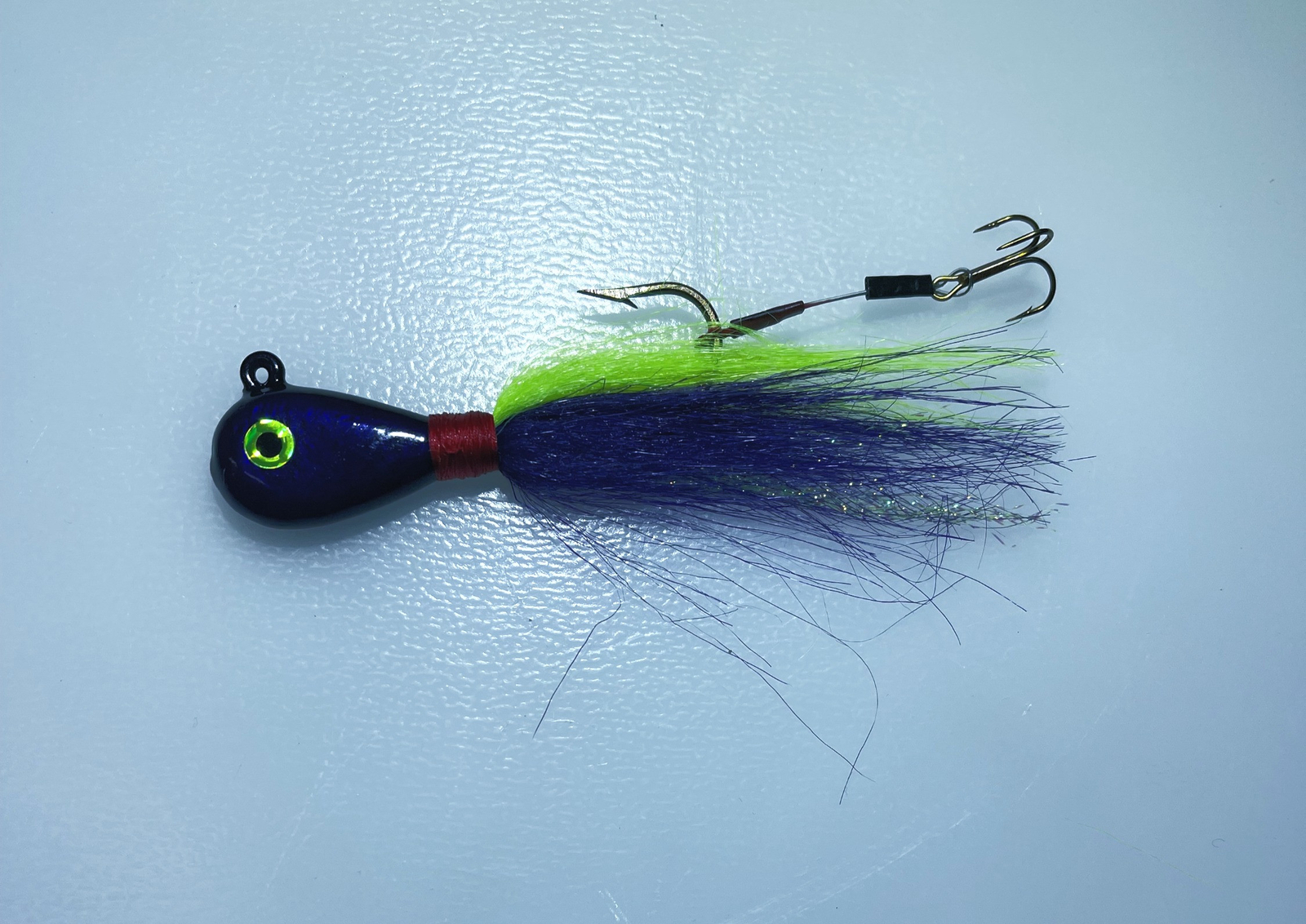 Walleye Hair Jig with 8 Wire Stinger 1 OZ eBay